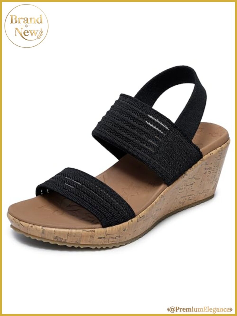 Wedge Sandals with Mesh Upper & Luxe Foam Footbed